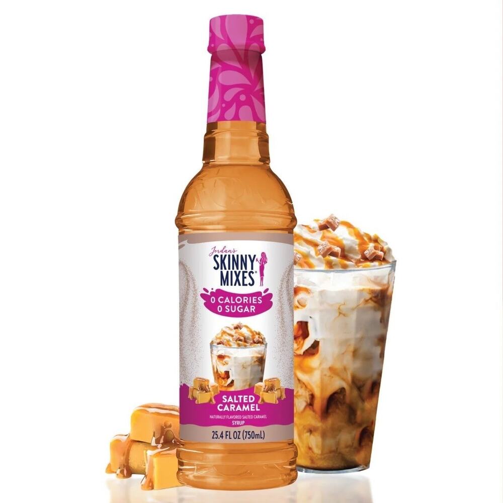 Skinny Mixes Sugar Free Salted Caramel Syrup Skinny Syups 25.4 FL OZ‎